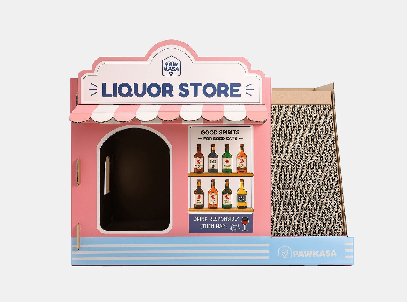 Liquor store-inspired immersive design