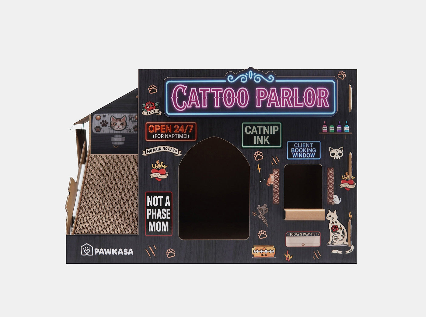 Tattoo studio-inspired immersive design