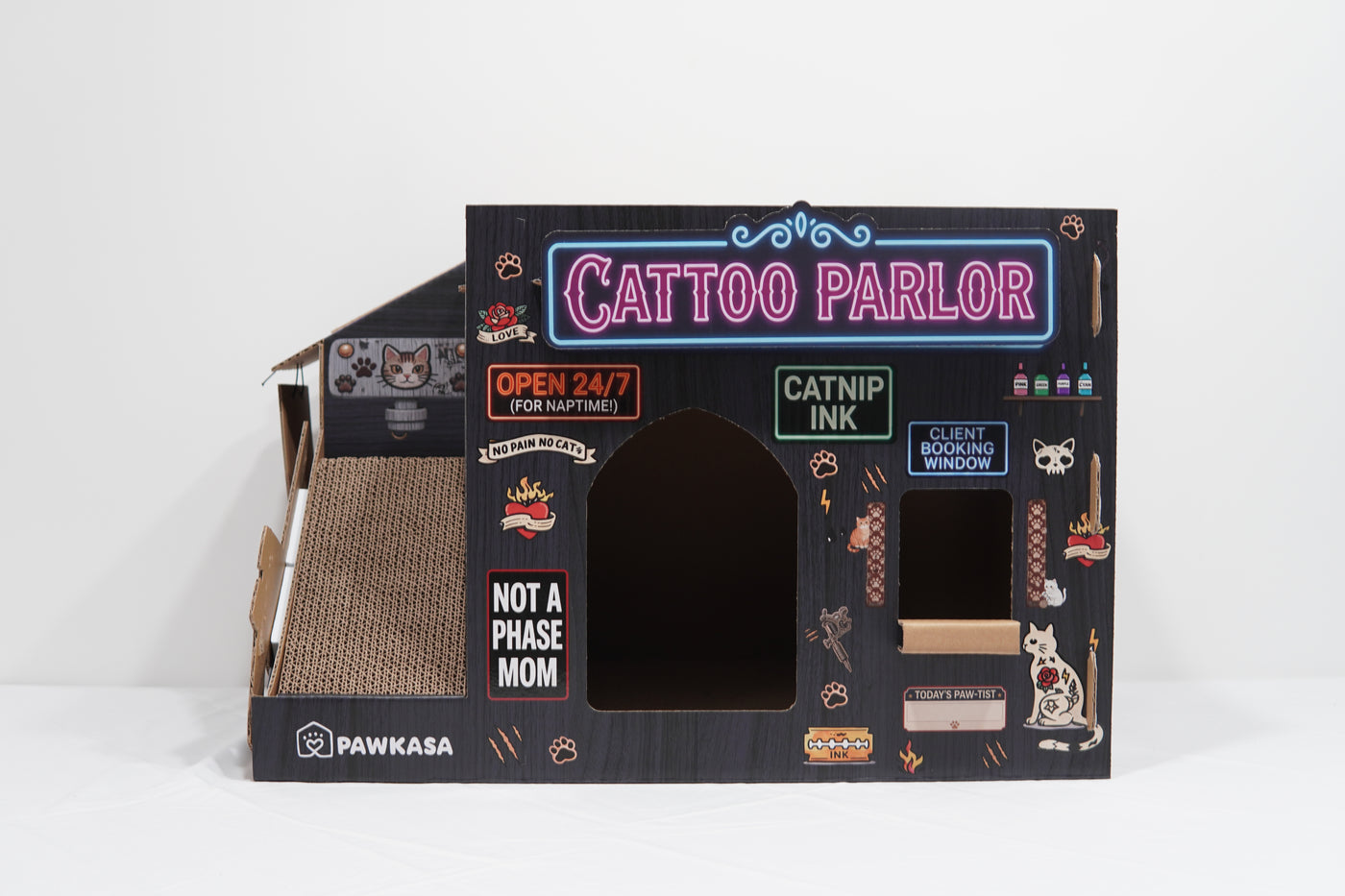 Tattoo studio-inspired immersive design