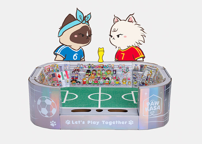 Limited edition PawKasa stadium cat house, only 999 units available