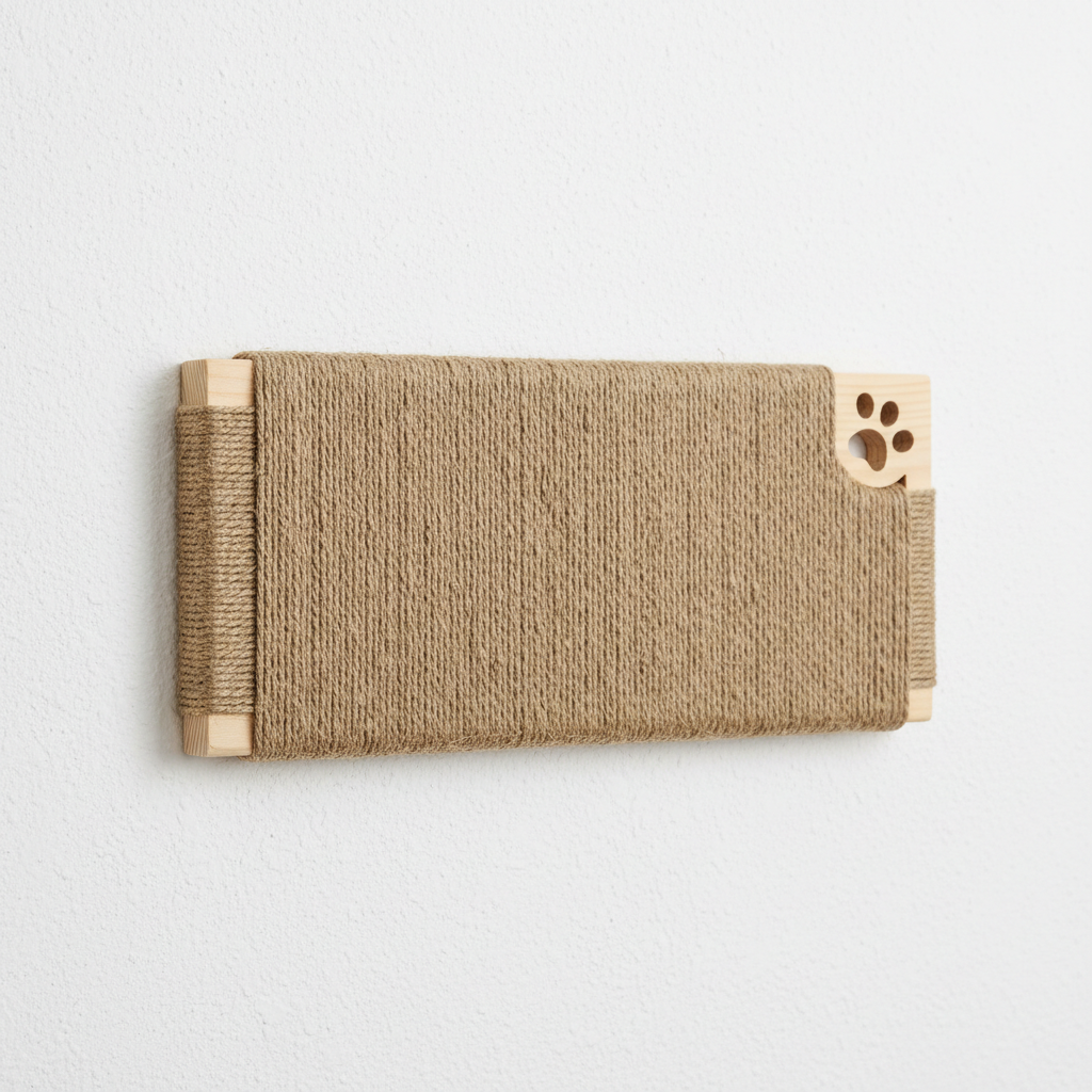 Wall-Mounted Sisal Cat Scratcher