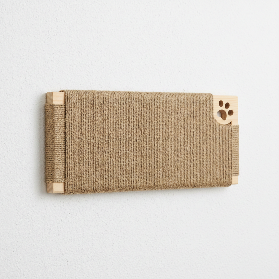 Wall-Mounted Sisal Cat Scratcher