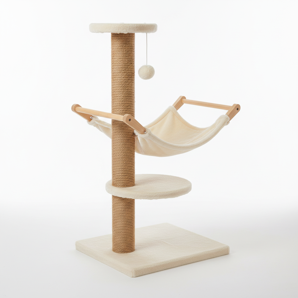 Cat Scratching Post with Hammock