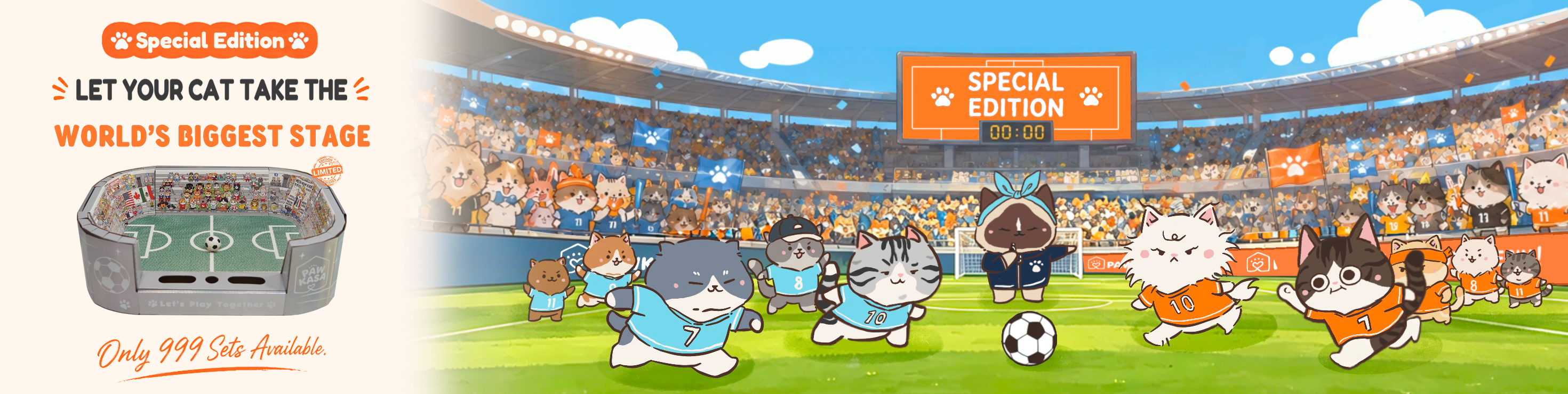 PawKasa Special Edition Pet Stadium